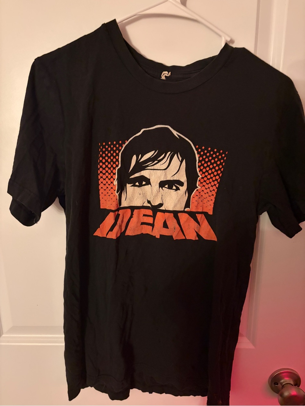 RARE Black Graphic WWE Dean Ambrose Crew Neck T‑Shirt